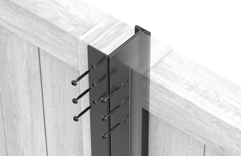 Galvanised & Coloured Posts