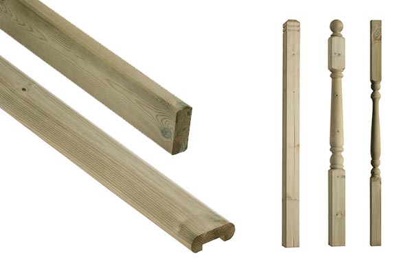 Softwood Decking Components