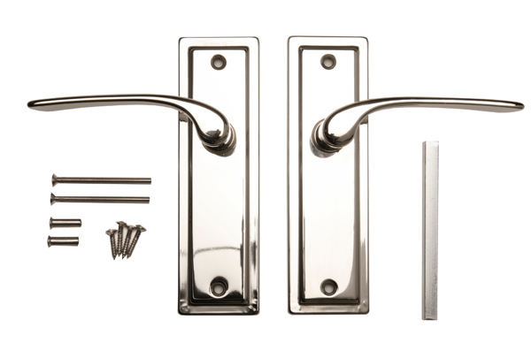 Lever Handles on Backplates