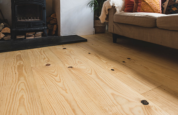 Planed Pine Floorboards