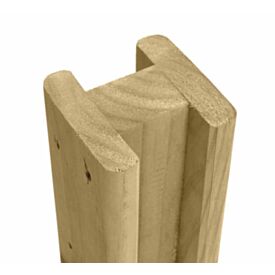 100 x 100mm (Nom.) 1.8m Jackson Slotted Inter Post SYP (Jakcured to UC4)