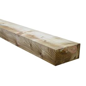 Green Treated Sawn Sleeper 125 x 250mm(Nom.) x 2.4m