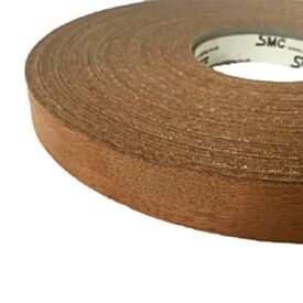 Iron on Edging Strip 19mm 50m roll Sapele Wood Veneer