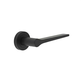 Champion FD30/60 Gio Lever On Rose Door Handle Pack Matt Black
