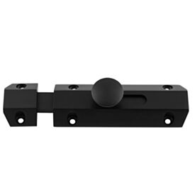 Architectural Surface Bolt 100mm Matt Black