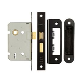 Champion 2 Lever Mortice Sashlock 64mm Matt Black