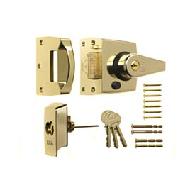 ERA 60mm Brass BS Double Locking Case Nightlatch 1930-32