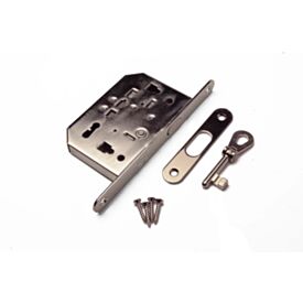 Chrome Sliding Door Lock With Key