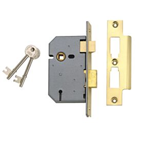 Union Mortice Sash Lock DY2277 3 Brass Finish