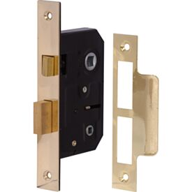 64mm Electro Brass Mortice Bathroom Lock