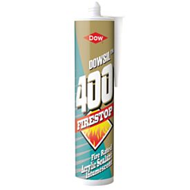 Dowsil DOW2938863 White Firestop 400 Acrylic Sealant 380ml