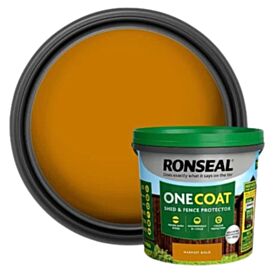 Ronseal One Coat Shed & Fence Protection Harvest Gold 5L