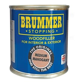 Brummer Medium Mahogany Stopping Wood Filler Interior & Exterior 250g