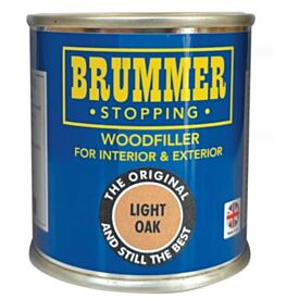 Brummer Light Oak Stopping Wood Filler Interior & Exterior 250g