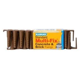 Plasplug PLABJP700 Muti Fix Heavy Duty Wall Plug (20 Pack)