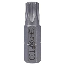 Spax Torx (T-Star) 25mm Screwdriver Bit (T30) (5 Pack)