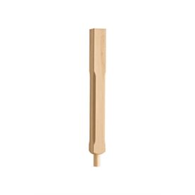 Oak ST850O Stop Chamfered Spigot Post 91 x 91 x 850mm