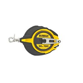 Dewalt DWHT34144 Steel Long Tape Measure 30m/100ft (Width 12mm)