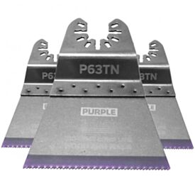 SMART P63TN3 Purple 63mm Titanium Alloy Bi-metal Blade (3 Pack)