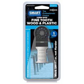 SMART Starlock 32mm Fine Tooth Wood Multi-Tool Blade
