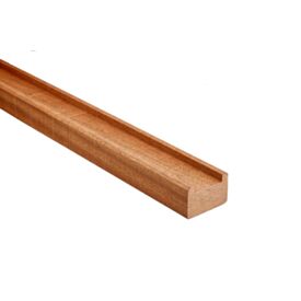44 x 66mm Sapele Planed Grooved Hand/Base rail