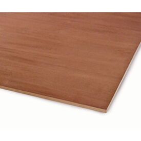 2440 x 1220 x 6mm MDF Crown Cut Sapele Veneered 1 side