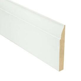 18 x 144mm fin. Primed MDF Ovolo Skirting