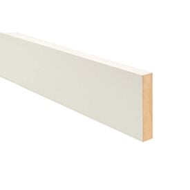 18 x 144mm fin. Primed MDF Square Edge Skirting