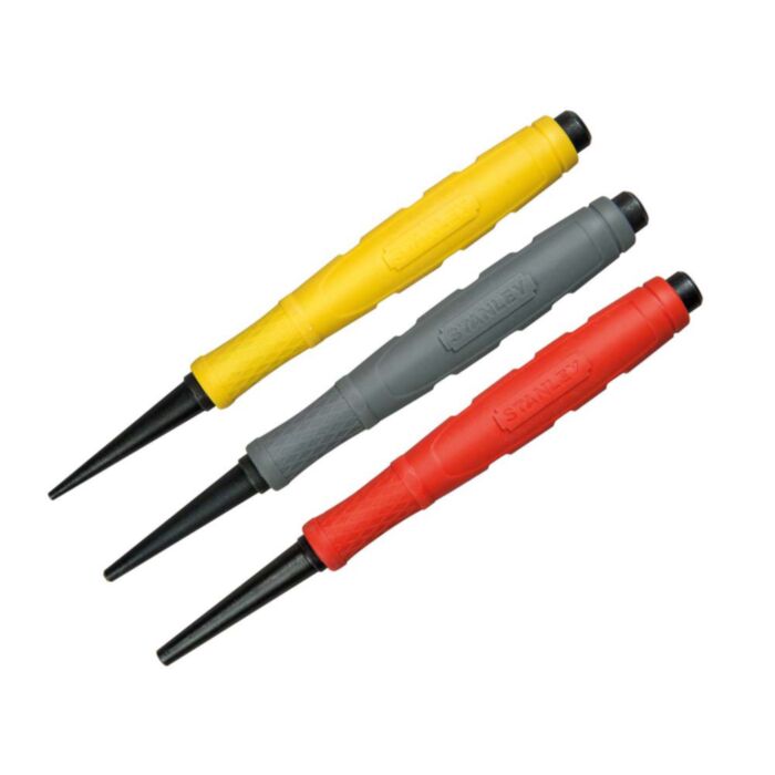 Stanley 058930 Dynagrip Nail Punch Set 3 Piece