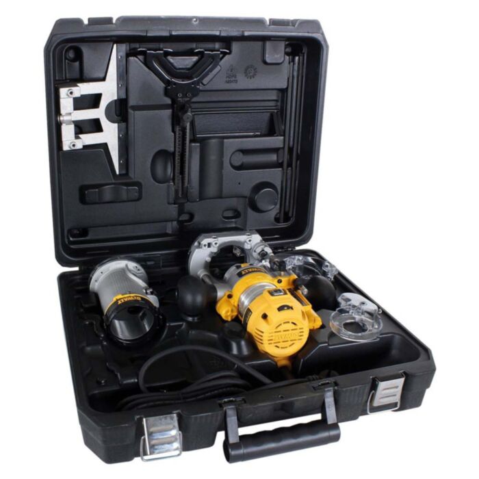 DeWalt D26204K 1 4 Plunge Fixed Base Router 240V