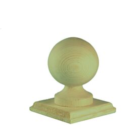 Ball Finial For 100 x 100mm Post Green