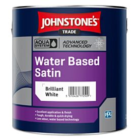 Johnstones Aqua Advanced Water Based Satin White 2.5 Litre