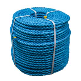 8mm Blue Polypropylene Rope 30m Reel