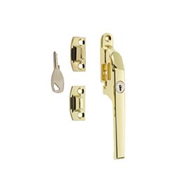 Locking Fastener Polished Brass