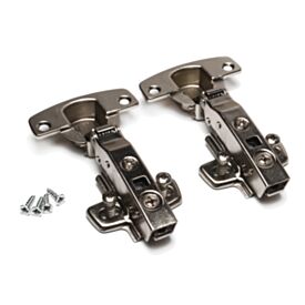 Hettich Clip-On 110° Overlay Soft Close Hinge (2 Pack)