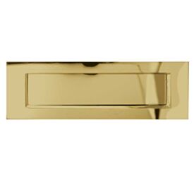 Letter Plate 250 x 76mm Polished Brass