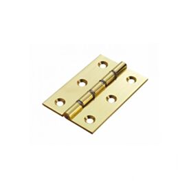 50mm Butt Hinge Polished Brass (Pair)