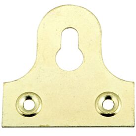 Slotted Glass Plate 50mm Brass