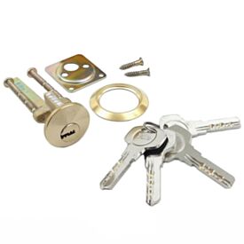 Replacement Cylinder (Yale Type) 5 Key Satin Chrome