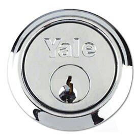 Yale Polished Chrome Rim Cylinder P1109