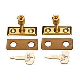 ERA 820-32 Electro Brass Staylock (2 Pack)
