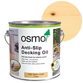 Osmo Decking Oil Anti-Slip Clear (Topcoat) 2.5 Litre