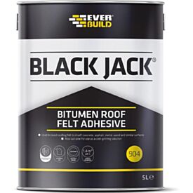 Everbuild EVB90401 Black Jack Roofing Felt Adhesive 1 Litre