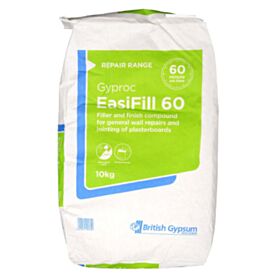 British Gypsum Gyproc Easi-Fill 60 Minute Compound 10kg Bag