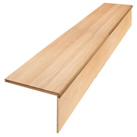 Stair Klad Single Tread and Riser Oak Kit 1500mm Lacquered