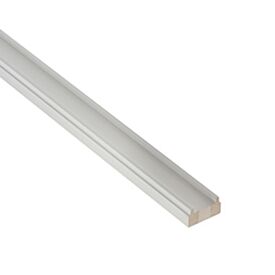 White Primed BR4.241W Baserail 32 x 62 x 4200mm For 41mm Spindles