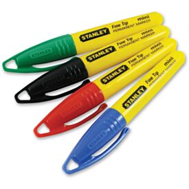Stanley 247329 Mini Fine Tip Pen (4 Pack)