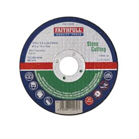 Faithfull FAI1153S 115 x 3.2mm Stone Cutting Wheel