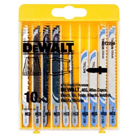 DeWalt DT2294 Metal & Wood Jigsaw Blade Set (10 Pack)