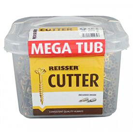 Reisser Cutter Countersink Pozi Woodscrew Mega Tub 5.0 x 80mm 1000pk